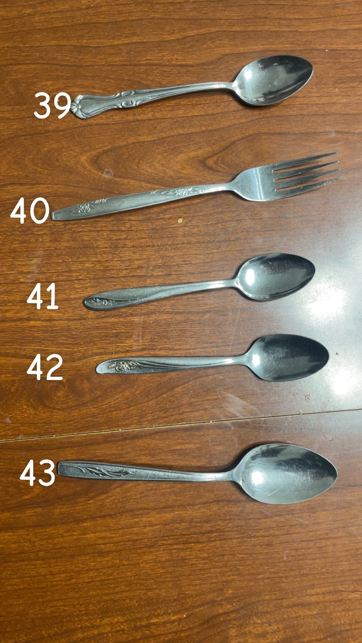 Stainless Steel Design Spoon Rings