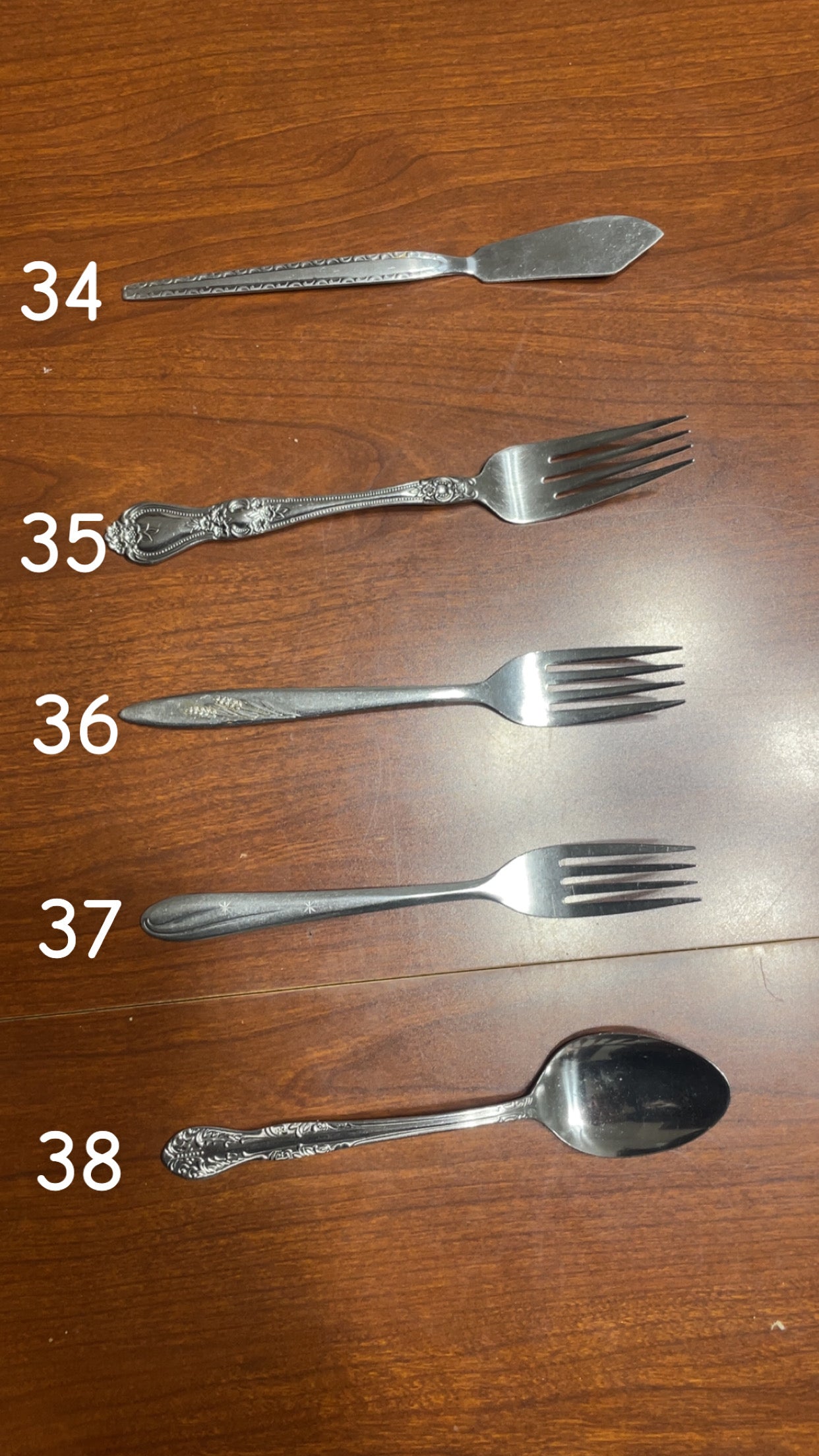 Stainless Steel Design Spoon Rings