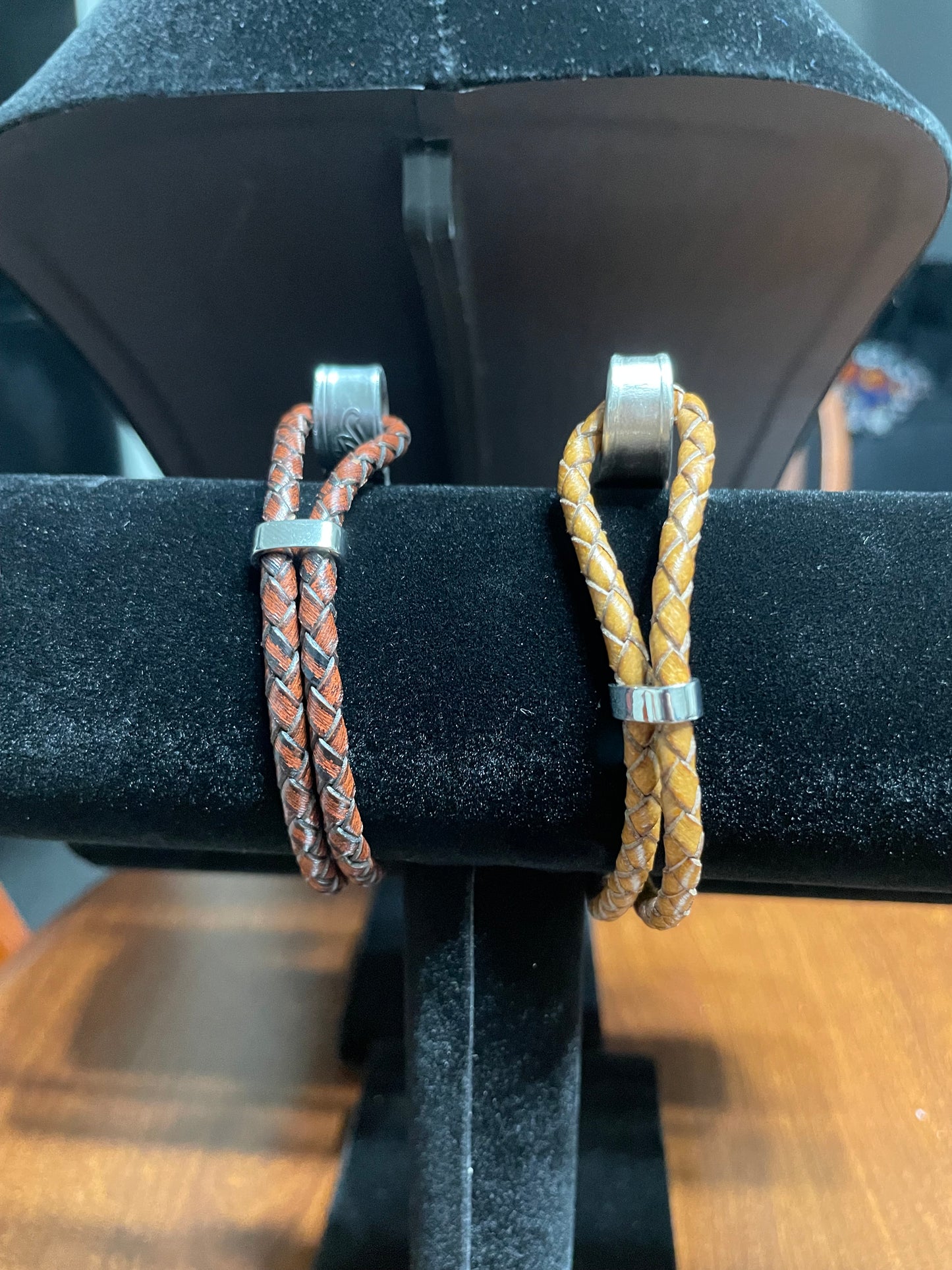 Leather Band Bracelets