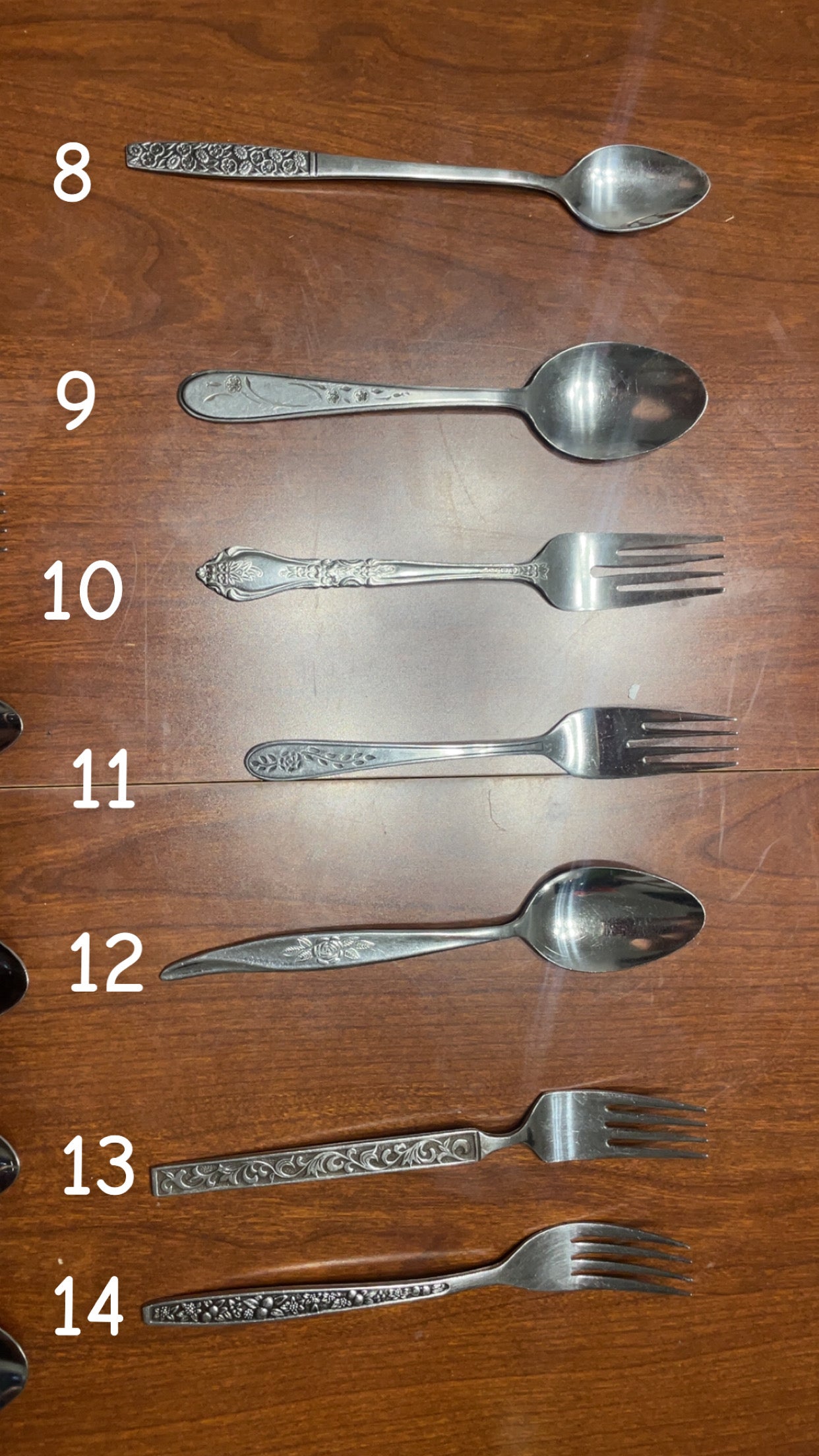 Stainless Steel Design Spoon Rings