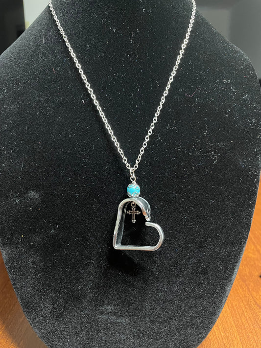 Cross Your Heart Necklace