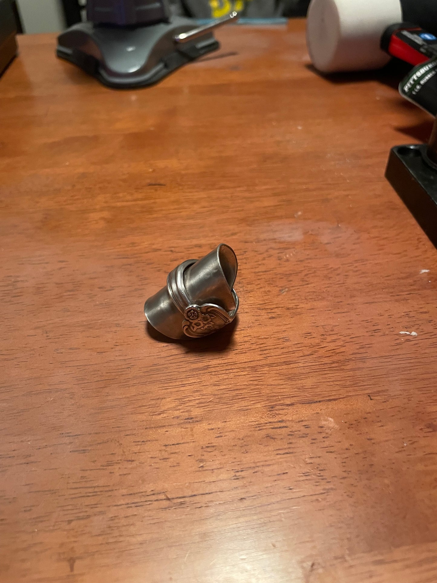 Silver-Plated Spoon Rings